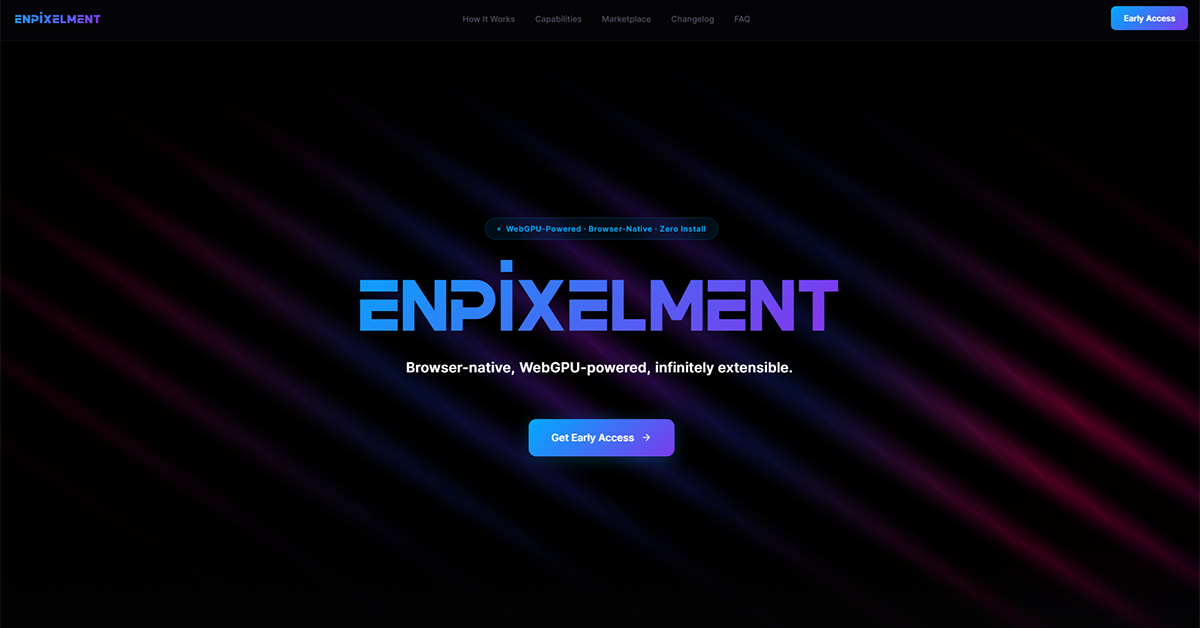 Enpixelment — AI-Powered Visual Effects Engine